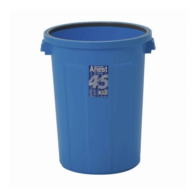 サンコープラスチック 日本製 日本製 ゴミ箱 本体 45L アネスト 丸型ペール アネスト 丸ペール 45型本体 B(代引不可)【送料無料】