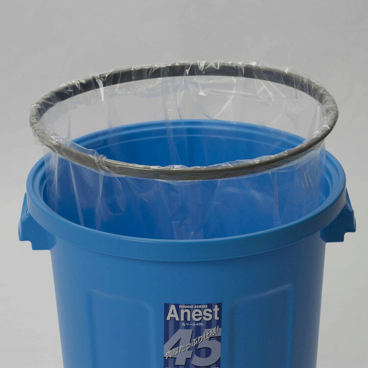 サンコープラスチック 日本製 日本製 ゴミ箱 本体 45L アネスト 丸型ペール アネスト 丸ペール 45型本体 B(代引不可)【送料無料】 [3]