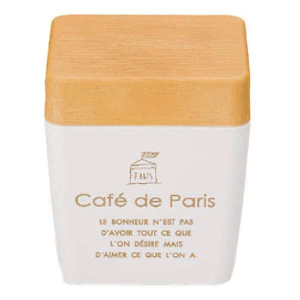 日本製 お弁当箱 2段 Cafe de Paris 木目BCランチ トール 650ml ランチボックス ホワイト(代引不可)