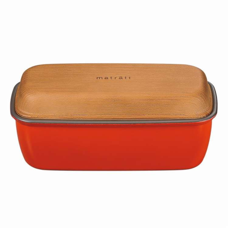 日本製 食洗機対応 弁当箱 1段 490ml matratt 長角エマリエランチ レッド(代引不可)