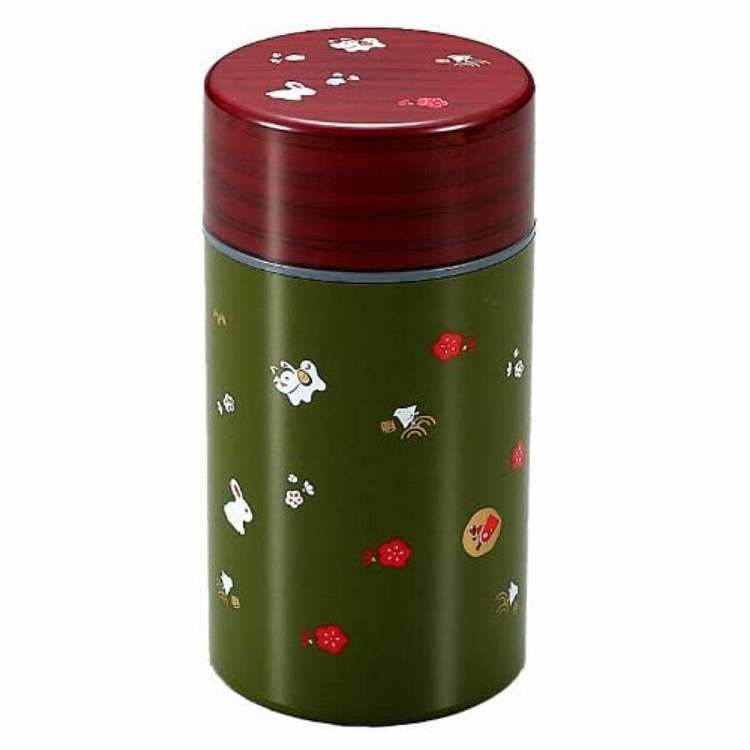 Tea Canisters - 日本製 茶筒 400ml 茶筒丸 大 緑小粋 HAKOYA 緑 たつみや(代引不可)