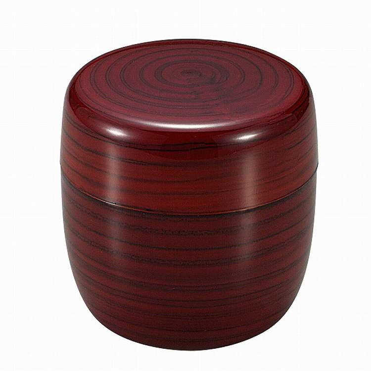 Tea Canisters - 日本製 茶筒 260ml ケヤキ木目 HAKOYA たつみや(代引不可)