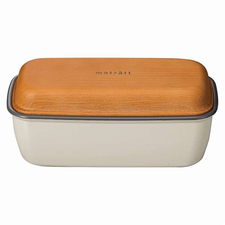 日本製 食洗機対応 弁当箱 1段 490ml matratt モースレ 長角エマリエランチ アイボリー(代引不可)