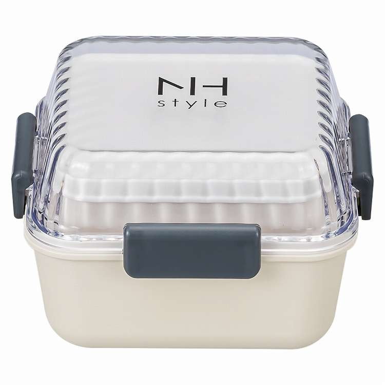 日本製 弁当箱 2段 510ml NH styleスクエアMCランチ アイボリー(代引不可)