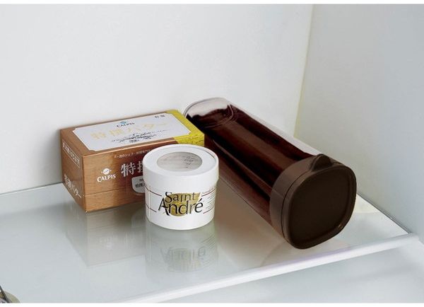 リコメン堂キッチン館のピッチャー 1.1L 茶こし付き ドリンクビオ 横置き 耐熱 プラスチック ブラウン(代引不可)【送料無料】｜アングル2