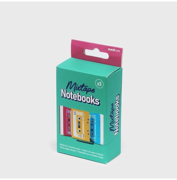 リコメン堂キッチン館のSUCK UK カセットテープノートブック 3冊セット(代引不可)｜アングル3