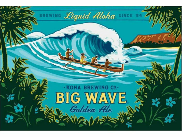 コナビール ビッグウェーブ ゴールデンエール 355ml 瓶 ケース販売 24本 1ケース まとめ売り まとめ買い アメリカ ハワイ ビール ゴールデンエール Kona Beer【送料無料】