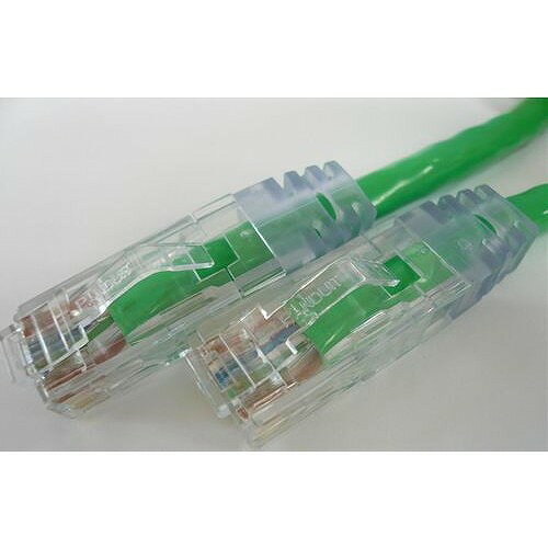 エイム電子 CAT6ケーブル 両端RJ45 単線 ストレート結線 30m (緑) C6S-SO-GN-30(代引不可)【送料無料】