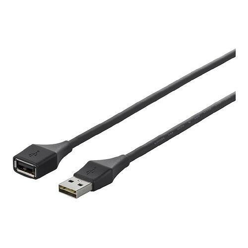 BUFFALO どっちもUSB2.0延長ケーブル 1.5m ブラック BSUAADU215BKA(代引不可)