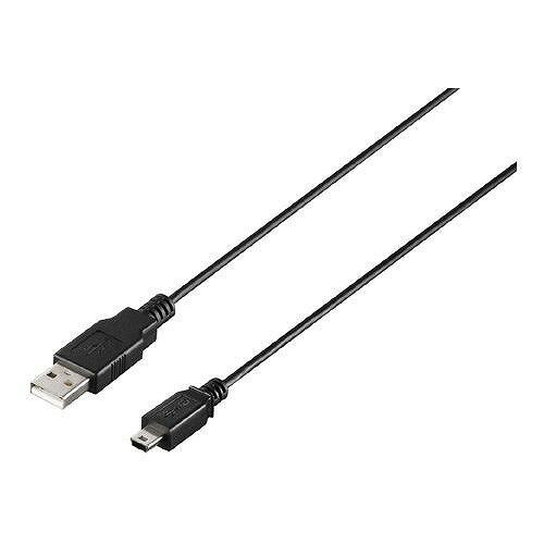 BUFFALO USB2.0 A to miniB環境対応ケーブル1.0mブラック BU2AMNK10BK(代引不可)