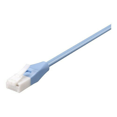 BUFFALO ツメ折れないCat6A LANケーブルやわらか 0.5m ブルー BL6ATNY05BL(代引不可)