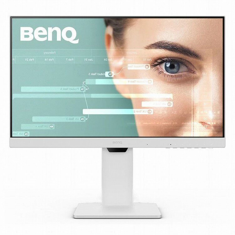 ベンキュージャパン (BenQ)アイケアモニター GW2486TC(23.8インチ/1920x1080/IPS/100Hz/USB Type-C 65W給電/HDMI/DP/スピーカー付き(2Wx2)/高さ調整/回転(ピボット)機能/ホワイト)(代引不可)