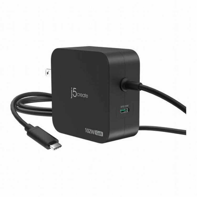 j5 create 102W GaN PD3.0 USB-C 2-Port Wall Charger JUP25102(Բ)̵...