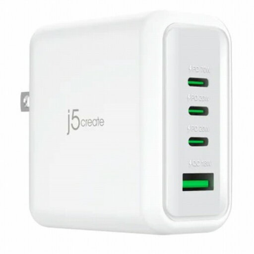 j5 create 70W GaN USB-C 4-Port Charger JUP4370(代引不可) j5 create 70W GaN USB-C 4-Port Charger JUP4370(代引不可)