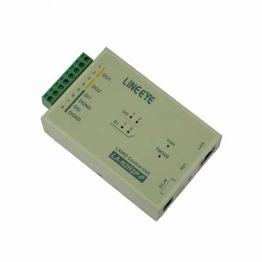 ラインアイ LAN接続型IOユニット リレー接点出力2点 ドライ接点入力2点 LA-N2R2P-P(代引不可)【送料無料】 ラインアイ LAN接続型IOユニット リレー接点出力2点 ドライ接点入力2点 LA-N2R2P-P(代引不可)【送料無料】