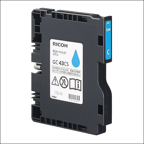 リコー RICOH SGカートリッジ シアン GC 43CS 515943(代引不可) リコー RICOH SGカートリッジ シアン GC 43CS 515943(代引不可)