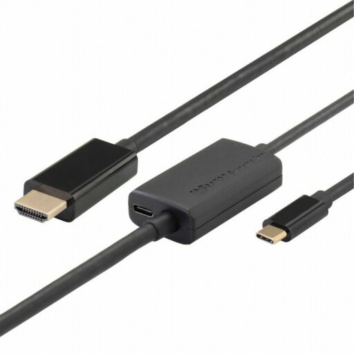 ラトックシステム USB Type-C to HDMI 変換ケーブル(PD対応・2m) RS-UCHD4K60-2M(代引不可)【送料無料】 ラトックシステム USB Type-C to HDMI 変換ケーブル(PD対応・2m) RS-UCHD4K60-2M(代引不可)【送料無料】