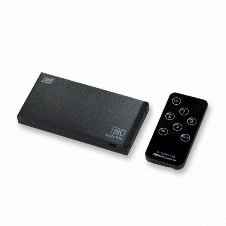 ラトックシステム 8K60Hz/4K120Hz対応 3入力1出力 HDMI切替器 RS-HDSW31-8K(代引不可)【送料無料】