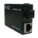 FXC 10BASE-T/100BASE-TX to 100BASE-FX(シングルモード SCコネクタ 60Km) 1芯型マイクロメディアコンバータ + 同製品SB5バンドル LEX1841-60B-ASB5(代引不可)(2)