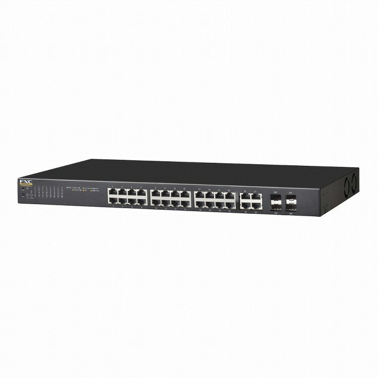 FXC Lite Smart PoE 28ポートタイプ(10/100/1000MPoEx24、1GSFPx4)MAX.370W NS2028VPEL(代引不可)【送料無料】