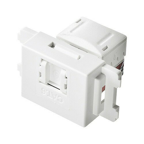 サンワサプライ CAT6JIS対応RJ-45モジュール LA-FP-MJ6(代引不可)