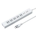 サンワサプライ 電源タップ 2P・7個口 2m TAP-F27-2KP(代引不可)【送料無料】