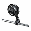 サンワサプライ 小型クランプ扇風機(充電式) VEH-FAN1(代引不可)【送料無料】(2)