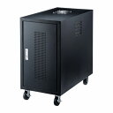 サンワサプライ (別途送料)キャスター付きハブボックス(4U) CP-THBOX4UBK(代引不可)【送料無料】