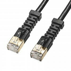 サンワサプライ 4方向固定CAT6A STP LANケーブル KB-T6ASYL-02BK(代引不可) サンワサプライ 4方向固定CAT6A STP LANケーブル KB-T6ASYL-02BK(代引不可)