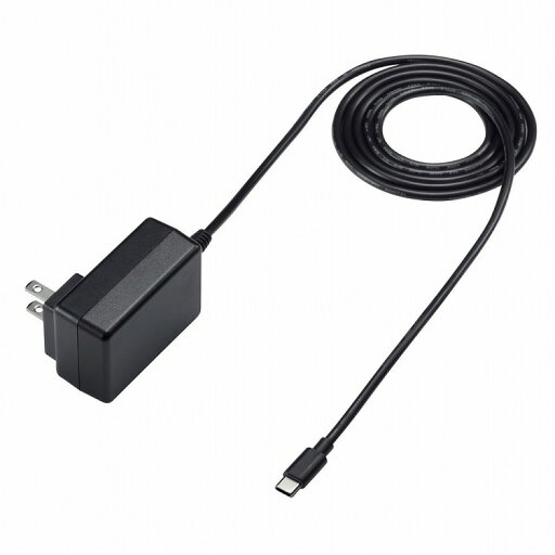 サンワサプライ USB Type-Cケーブル一体型AC充電器(5V/3A) ACA-IP103BK(代引不可) サンワサプライ USB Type-Cケーブル一体型AC充電器(5V/3A) ACA-IP103BK(代引不可)