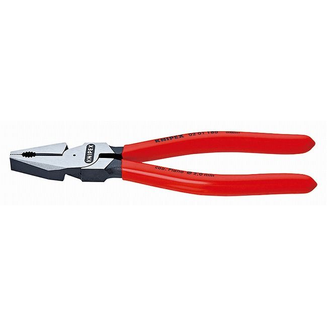 KNIPEX(クニペックス) 0201-180 強力型ペンチ (SB)(代引不可)【送料無料】