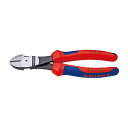 KNIPEX(クニペックス) 7402-200 強力型斜ニッパー(硬線用) (SB)【送料無料】(代引不可)