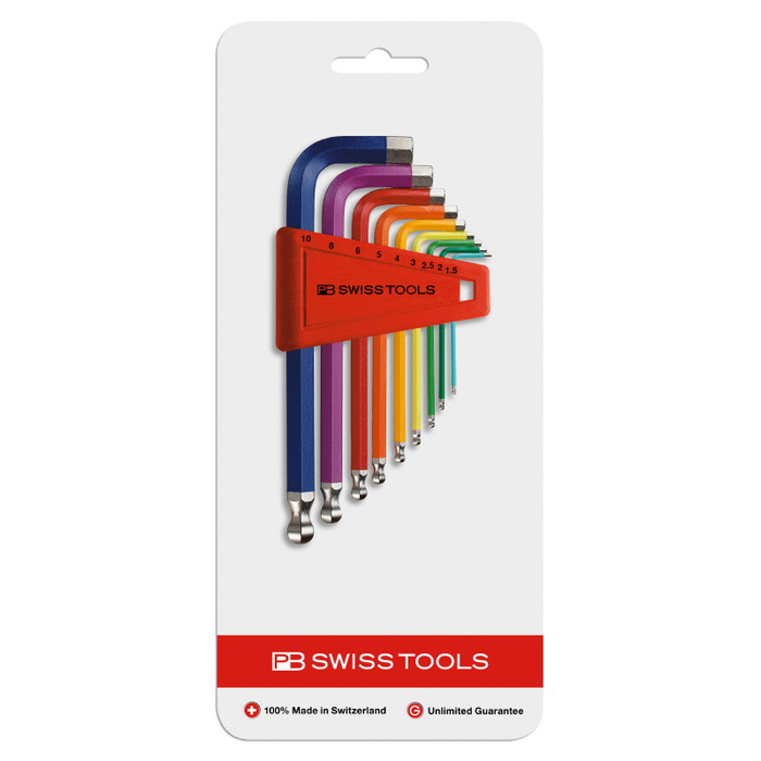 PB SWISS TOOLS PBスイス 212H-10RBCN ボール付レインボーレンチセット(代引不可)【送料無料】