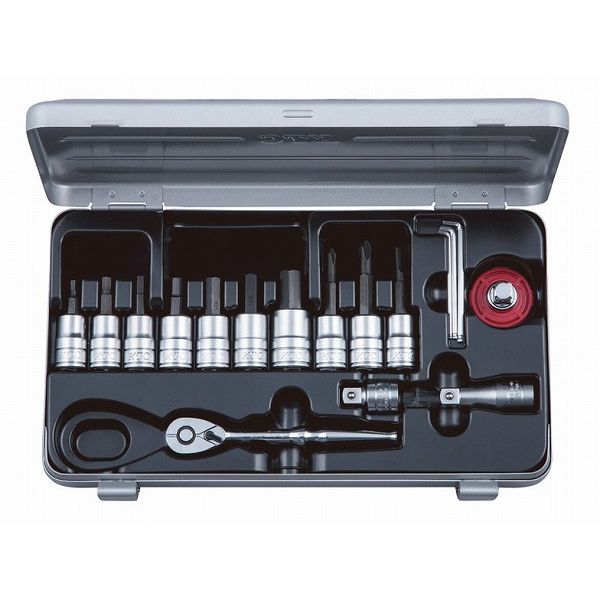 Rakuten - KTC 京都機械工具 TBT3S17HX (9.5SQ) ヘキサゴンビットソケットレンチセット(代引不可)【送料無料】