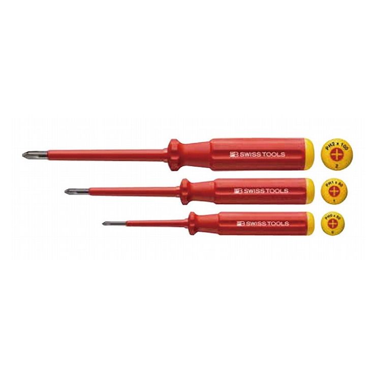 【商品詳細】●質量(g)：120●IEC/EN 60900に準拠した絶縁ドライバーセット。●手に優しい滑り止めエラストマーカバー。●セット内容：絶縁プラスドライバー(5190-0・1・2)【代引きについて】こちらの商品は、代引きでの出荷は受け付けておりません。【送料について】北海道、沖縄、離島は送料を頂きます。