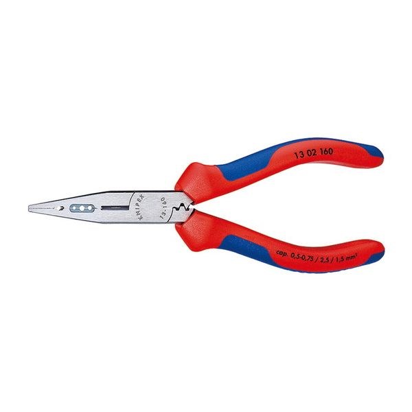 KNIPEX(クニペックス) 1302-160 電気技師用ペンチ (SB)【送料無料】(代引不可)