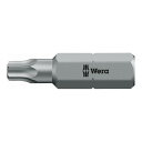 WERA ベラ トルクスネジ用 ドライバービット 差込6.35mm 刃先サイズTX6 全長25mm 066493(代引不可)(4)