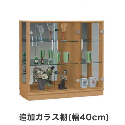 コレクションケース 幅40cm 小サイズ 【追加棚ガラス】 完成品 リビングボード 飾棚 強化ガラス ※棚ガラスのみ(代引不可)【送料無料】