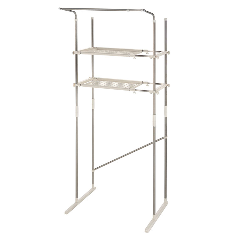 セキスイ ステンレス洗濯機ラック SSR-40 積水樹脂 洗濯機置き台 洗濯台 置き台 洗濯機ラック 排水パン..