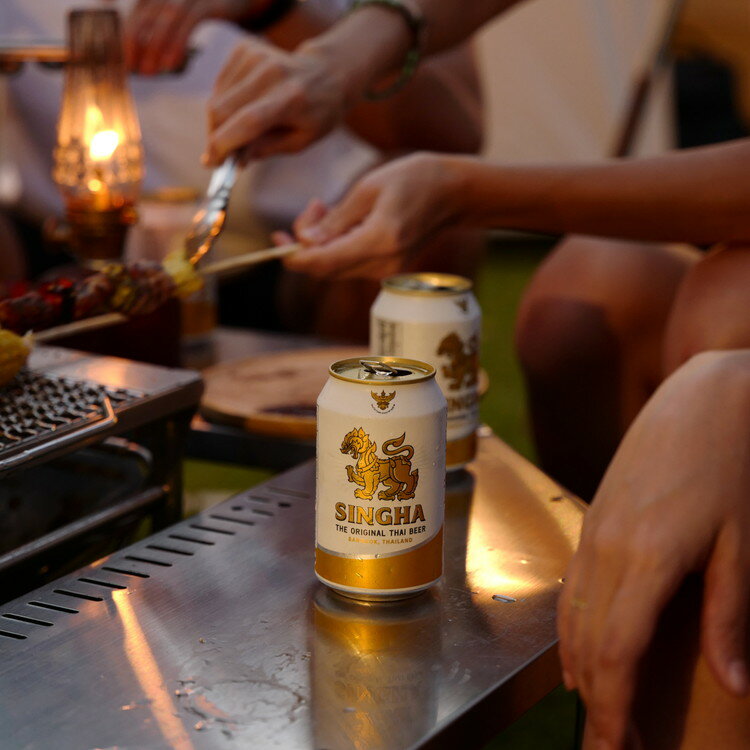 シンハー 缶 330ml 2本セット ラッピング付 SINGHA ビール 輸入ビール【送料無料】【S1】