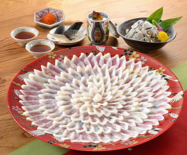 「関とら本店」 とらふく刺身絵皿盛り 食品 ギフト プレゼント 贈答 熨斗 のし 贈り物 記念日 お祝い 冠婚葬祭 内祝 御祝 御見舞 快気祝 御仏前 志 お供 御歳暮 御中元(代引不可)【送料無料】