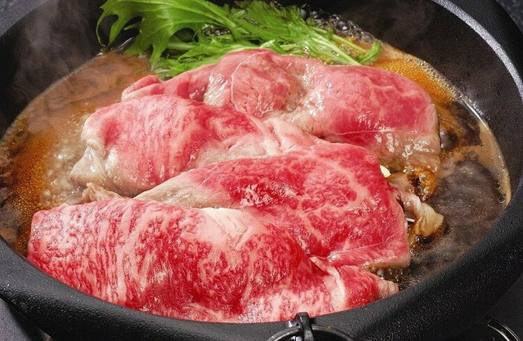 お中元 国産黒毛和牛 すきやき 230g ギフト 産直 ご当地グルメ 熨斗 贈り物 のし対...
