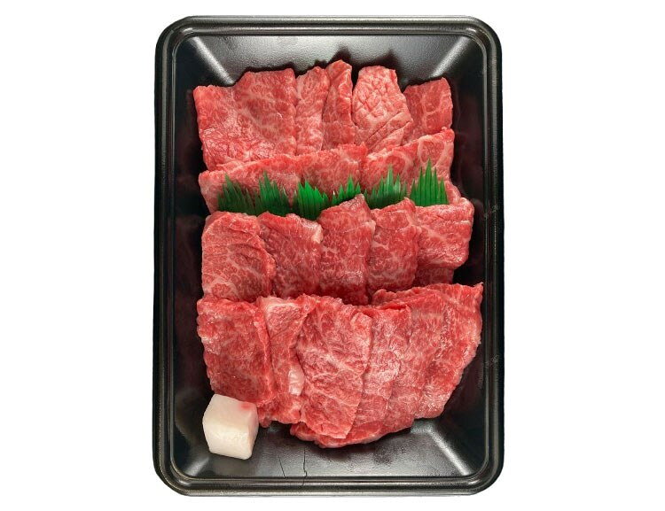 リコメン堂生活館のお中元 大阪 萬野屋 萬野和牛焼き肉用モモ450g ギフト 産直 ご当地グルメ 熨斗 贈り物 のし対応 (代引不可)【送料無料】｜アングル3