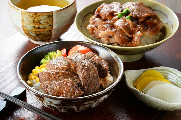 北海道 札幌バルナバフーズ 北海道産牛ステーキ丼&豚丼 グルメ 人気 おすすめ ギフト 贈答 取り寄せ お取り寄せグルメ お取り寄せ 熨斗 のし 贈り物(代引不可)【送料無料】
