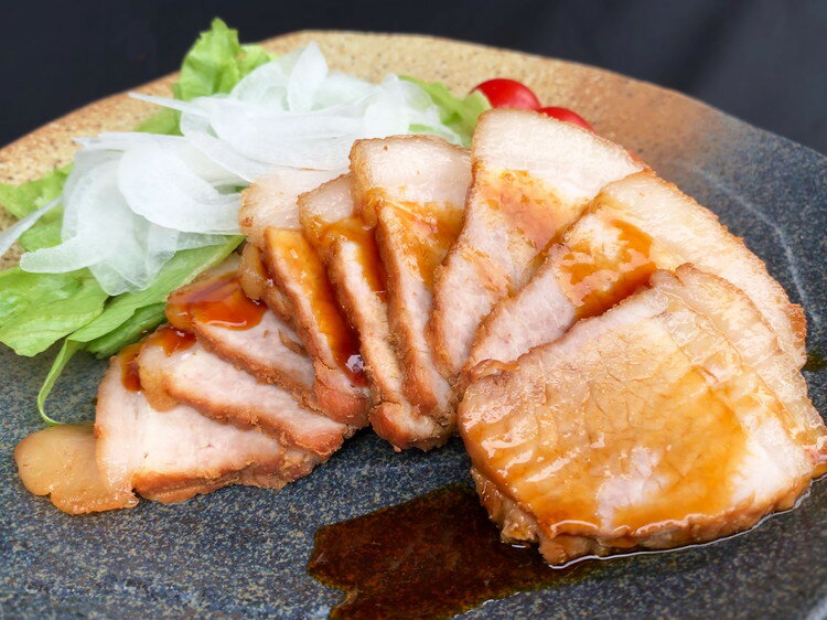 焼き豚Pスライス焼豚 ギフト 産直 ご当地グルメ 熨斗 贈り物 新生活 お祝い お取り寄せ のし対応 プレゼント 誕生日 (代引不可)【送料無料】