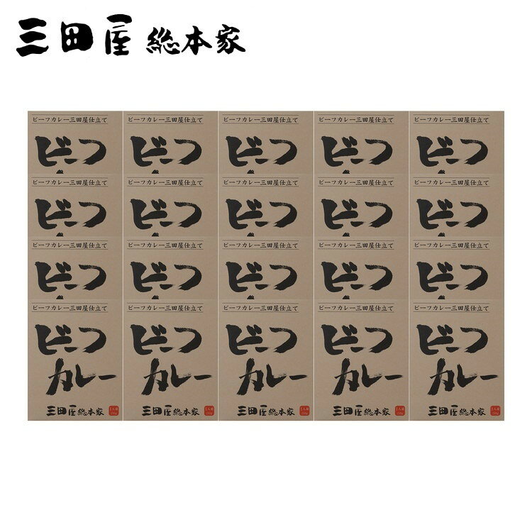 お中元 【個別専用】三田屋総本家 ビーフカレー20食 カレー ギフト 産直 ご当地グルメ 熨斗 贈り物 のし対応 (代引不可)【送料無料】