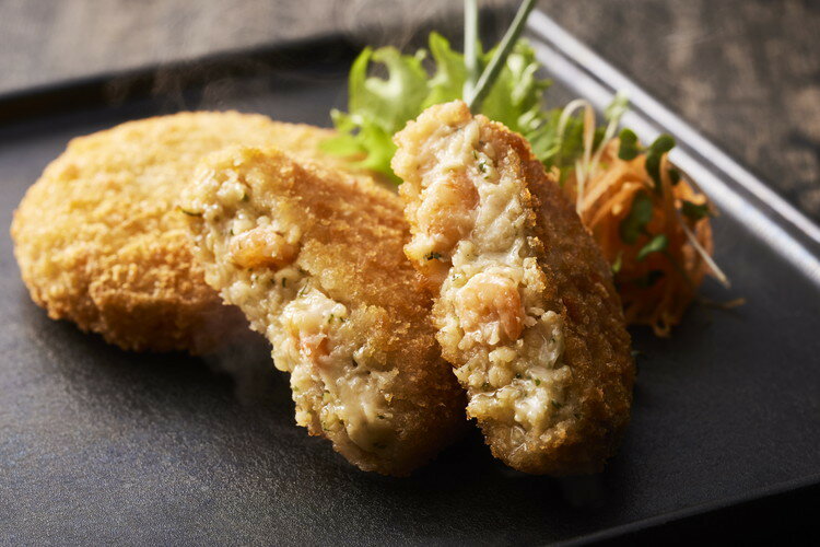 大阪 洋食Revo エビクリームコロッケ油調済 お年賀 冬ギフト 寒中 見舞い 年始 年賀 お取り寄せグルメ プレゼント 熨斗 のし 贈り物 お祝い 御見舞 食品(代引不可)【送料無料】 2
