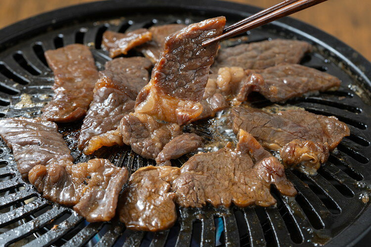 リコメン堂生活館のお中元 大阪 焼肉はらだ本店 タレ漬けハラミ ギフト 産直 ご当地グルメ 熨斗 贈り物 のし対応 プレゼント 誕生日 (代引不可)【送料無料】｜アングル2