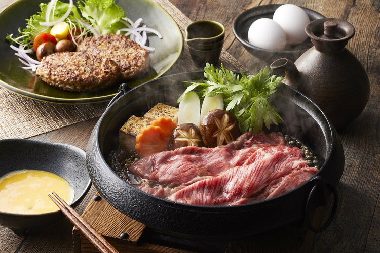 お中元 熊本 あか牛すき焼き用&あか牛ハンバーグセット ギフト 産直 ご当地グルメ 熨斗 贈り物 のし対応 (代引不可)【送料無料】 rcmdse-16990780 リコメン堂生活館 サンプル画像2