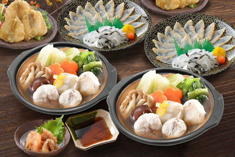 「関とら本店」ふくたたき刺身とふく個食鍋セット 1000g ふぐ ギフト 産直 ご当地グルメ 熨斗 贈り物 新生活 お祝い お取り寄せ のし対応 (代引不可)【送料無料】 rcmdse-17143056 リコメン堂生活館 サンプル画像2